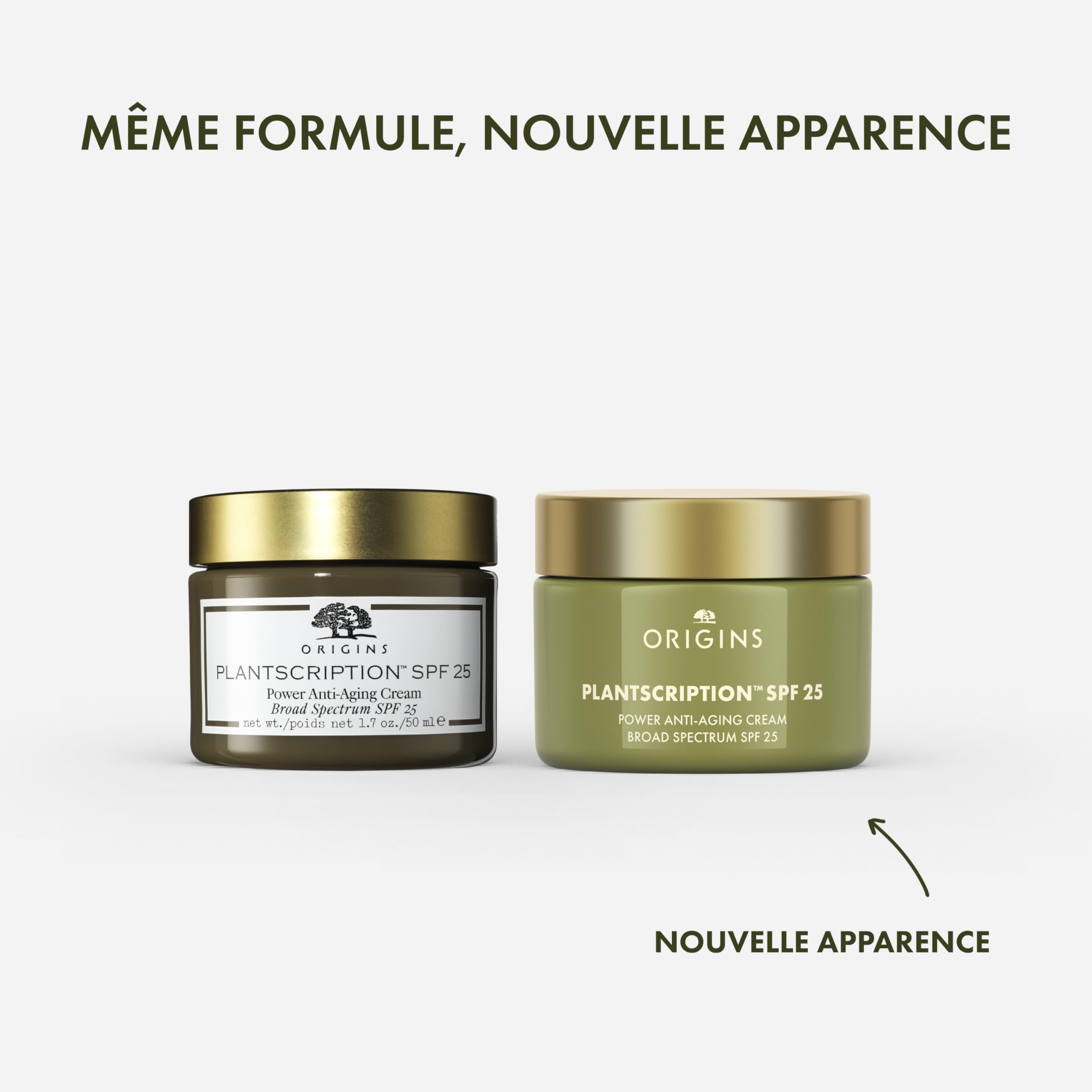 Origins Plantscription Routine: Nettoyant Anti-Âge (150ml) + SPF25 Crème Anti-Âge Intense (50ml) + Crème Yeux Correction Rides au rétinol encapsulé (15ml) - Réduit visiblement les ridules