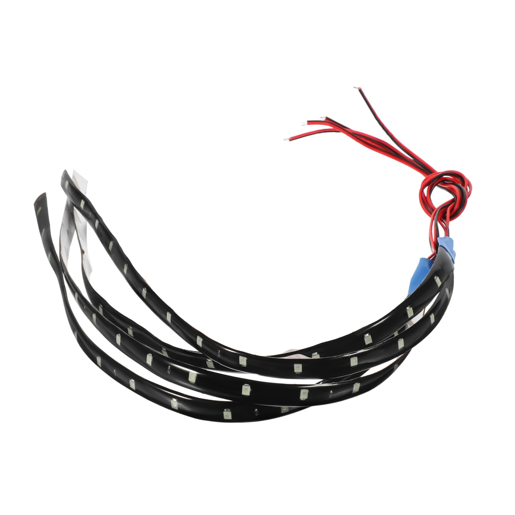 Cabilock 4pcs LED Strip Lights for Car Decoration Interior Lighting for Vehicles Motorcycles Boats and Golf Carts Easy Installation and Versatile Use