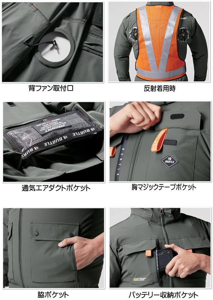 Amazon.co.jp: [バートル] エアークラフト ACベスト (ファンなし