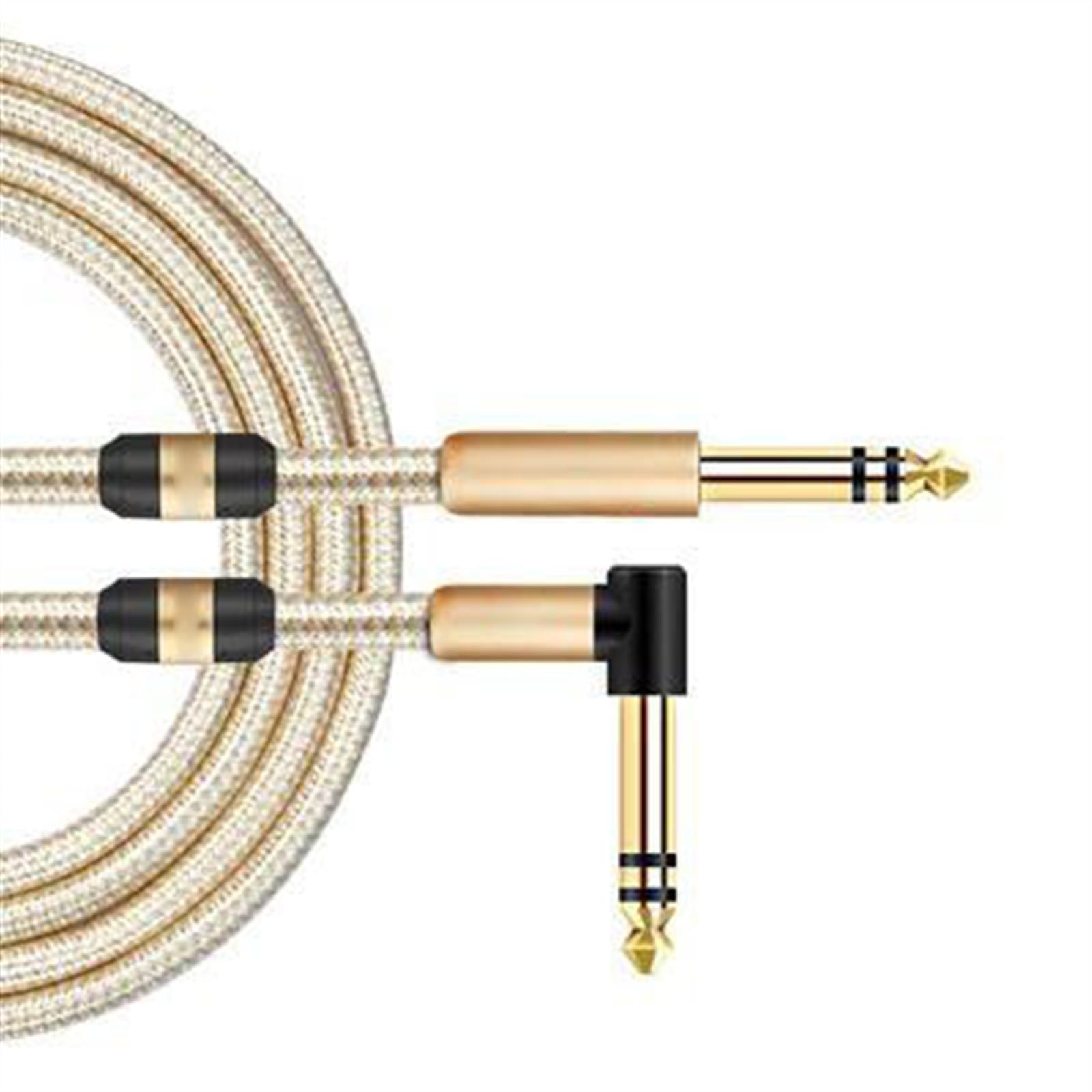 Stereo 1/4 Zoll TRS 6,35 Mm Stecker Auf Stecker Audiokabel Verstärker Mischpult Gitarre Synthesizer Tastatur Audiokabel für Gitarreninstrumente (Color : C, Size : 300cm)