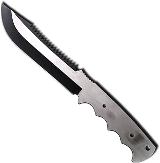 Hunting Knife Blade Blank 009 - 9Cr18MoV Stainless Steel - 12" OAL - USA Knifemaker Supply