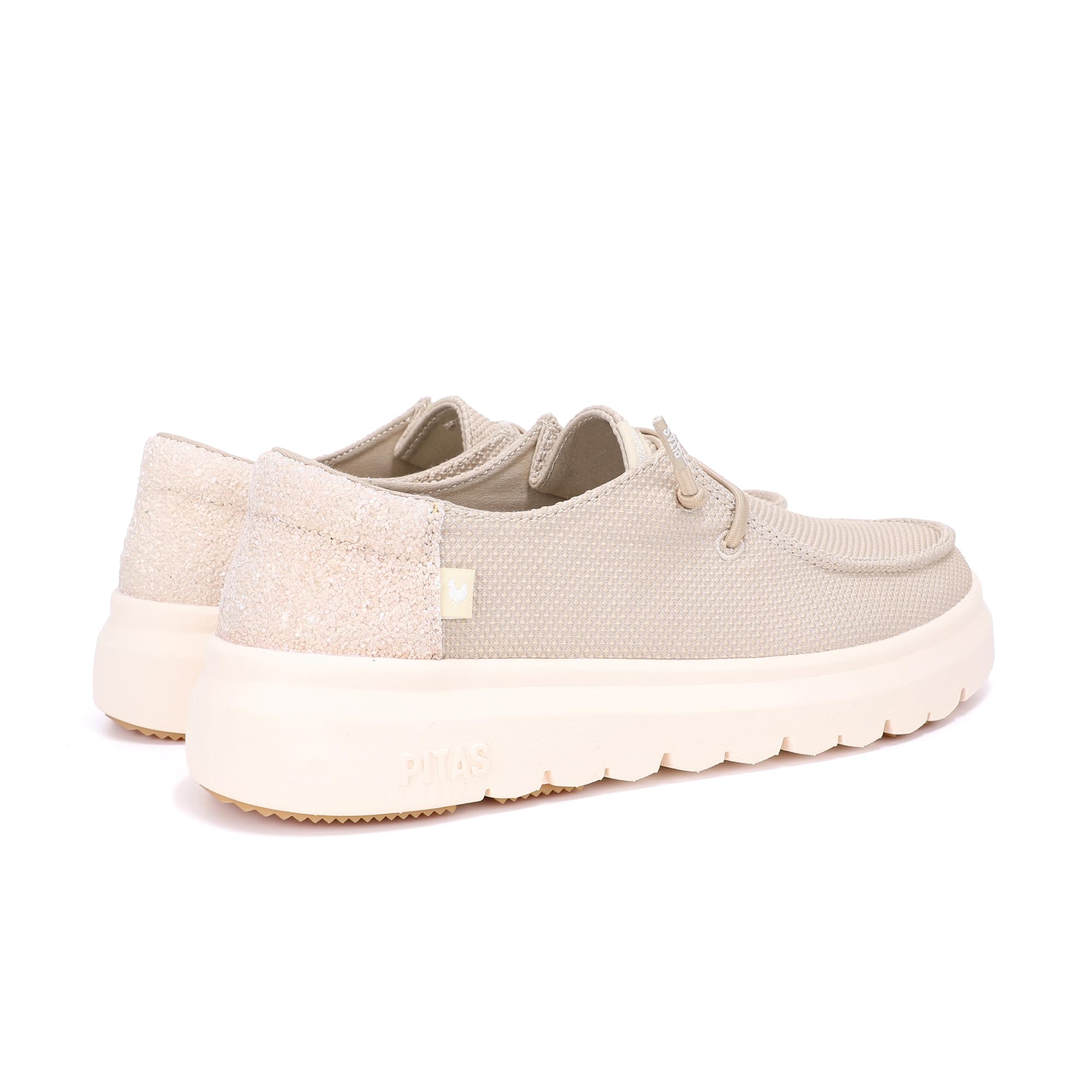 PITAS | Menton | Mocasines de Mujer | Náuticos Casual | Zapatillas de Tela | Zapatos sin Cordones | Deportivas Casuales | Calzado de Walkinpitas