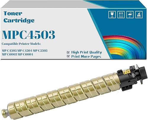 Miniatura 8 de MP C4503 - Cartucho de tóner compatible con impresora Ricoh MPC4503 MPC4504 MPC5503 MPC6003 MPC6004 (841851 Magenta)