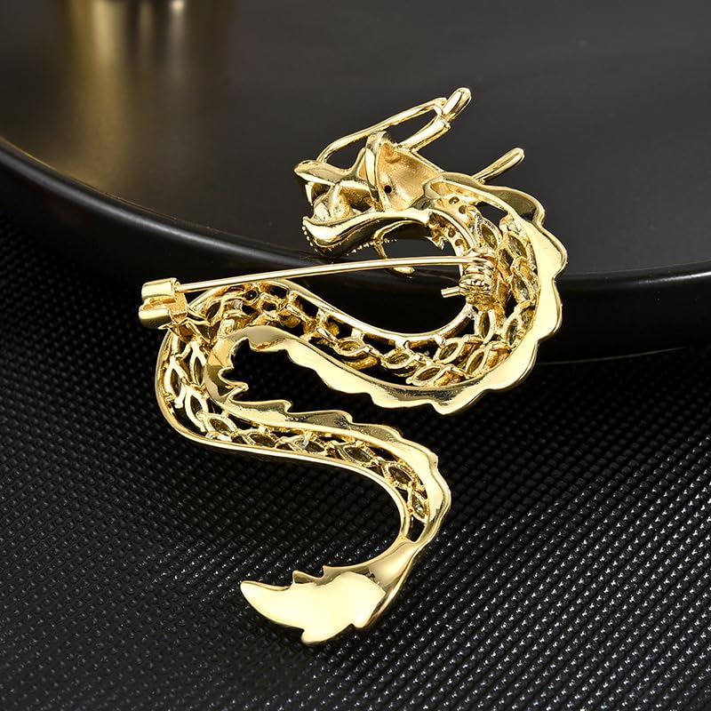 Image of Animal Brooch for Women Girls 18k Gold Plated Animal Brooch Pin Rhinestone Animal Brooch Lapel Pin Jewelry Thanksgiving Day Birthday Wedding Gifts for Mom Wife