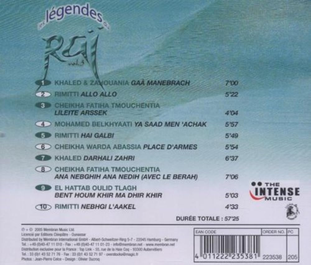Les Legendes du Rai Vol. 3