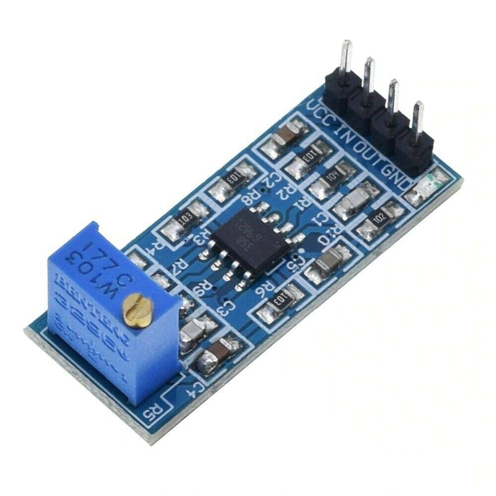 5 pezzi Modulo amplificatore operazionale 100 volte modulo di amplificazione guadagno LM358