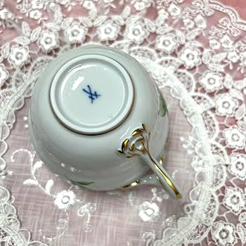 Amazon.co.jp: マイセン ピンクローズ コーヒーカップ&ソーサー