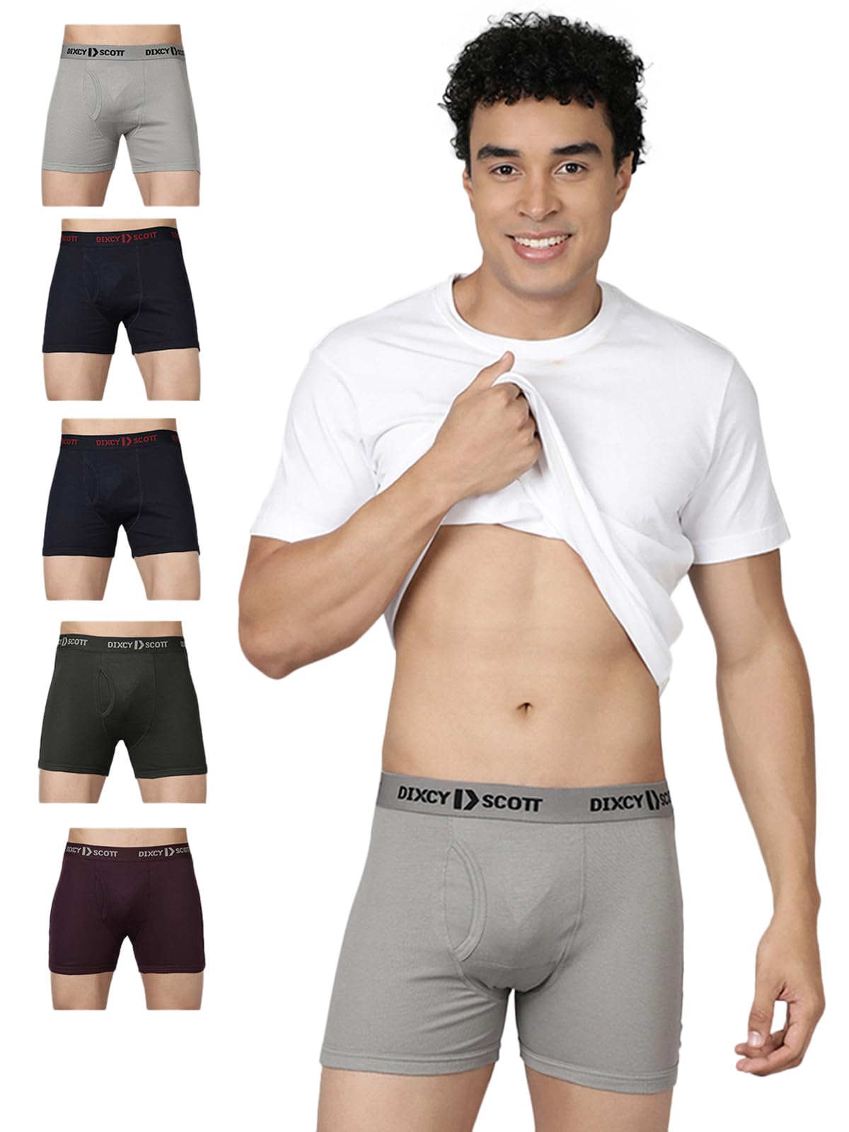 Men's Cotton Classic Solid Trunks