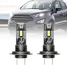 NSLUMO H18 LED Headlight Bulbs For Fo.rd EcoSport 2017 2018 2019 2020+ H18 LED Bulbs For EcoSport Cars Low Beam 6500K White LED Headlight H18 Mini Size