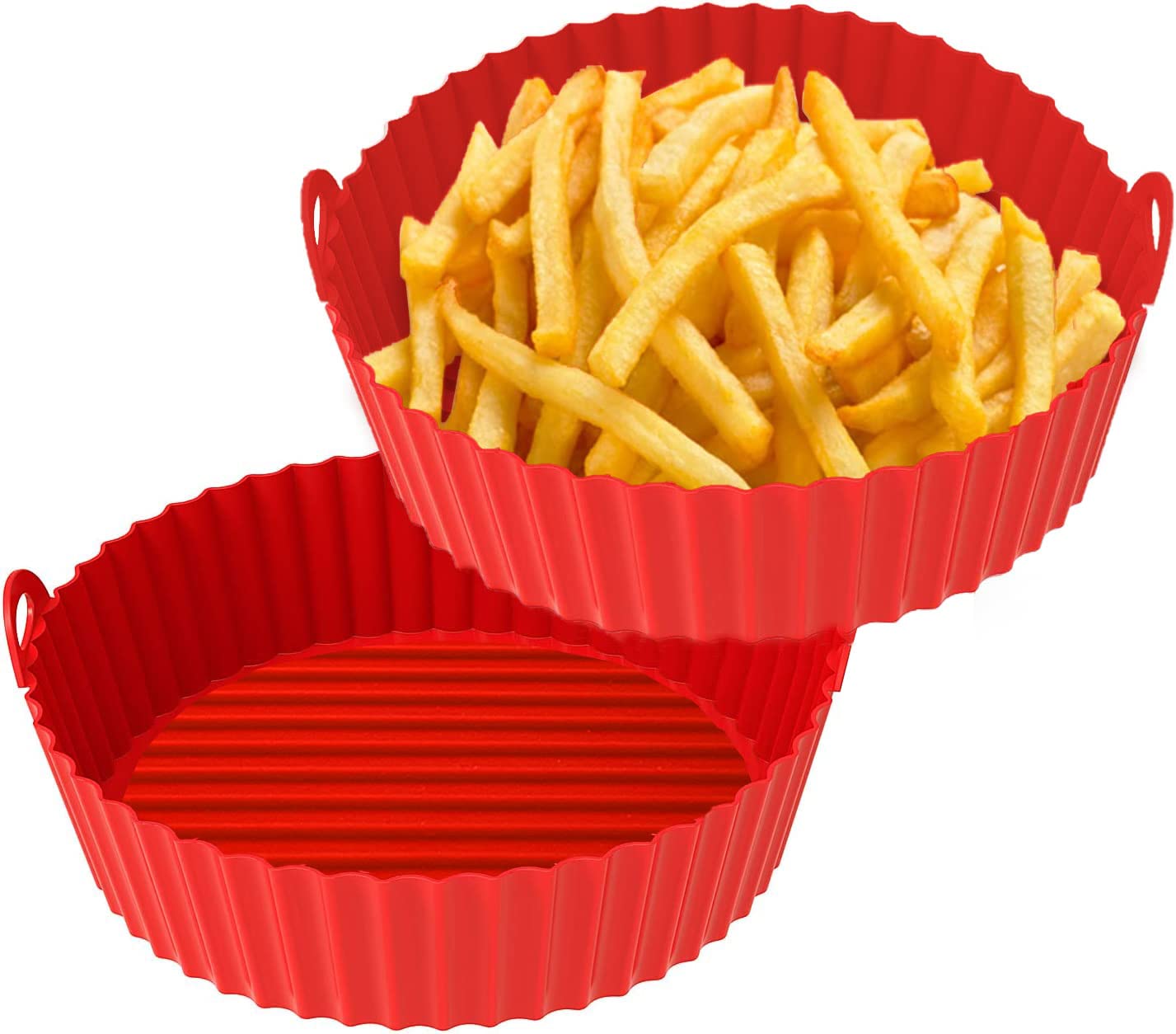 Air Fryer Silicone Liners - Reusable & Easy Cleanup -1