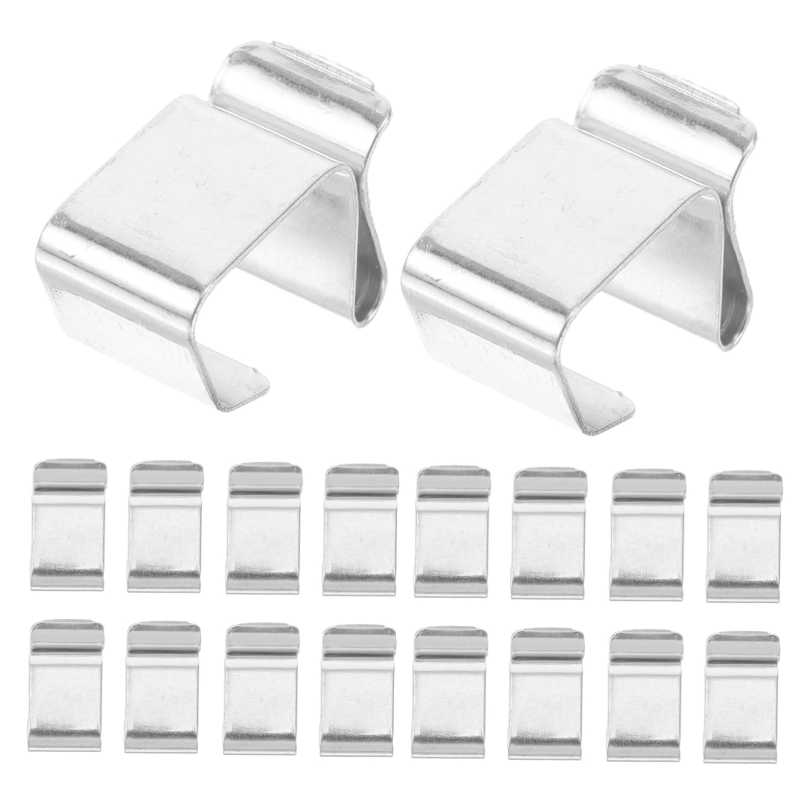 Veemoon 50pcs Outdoor Light Hooks for String Lights Durable Metal Christmas Clips for Easy Installation and Seasonal Decoration for Holiday Parties