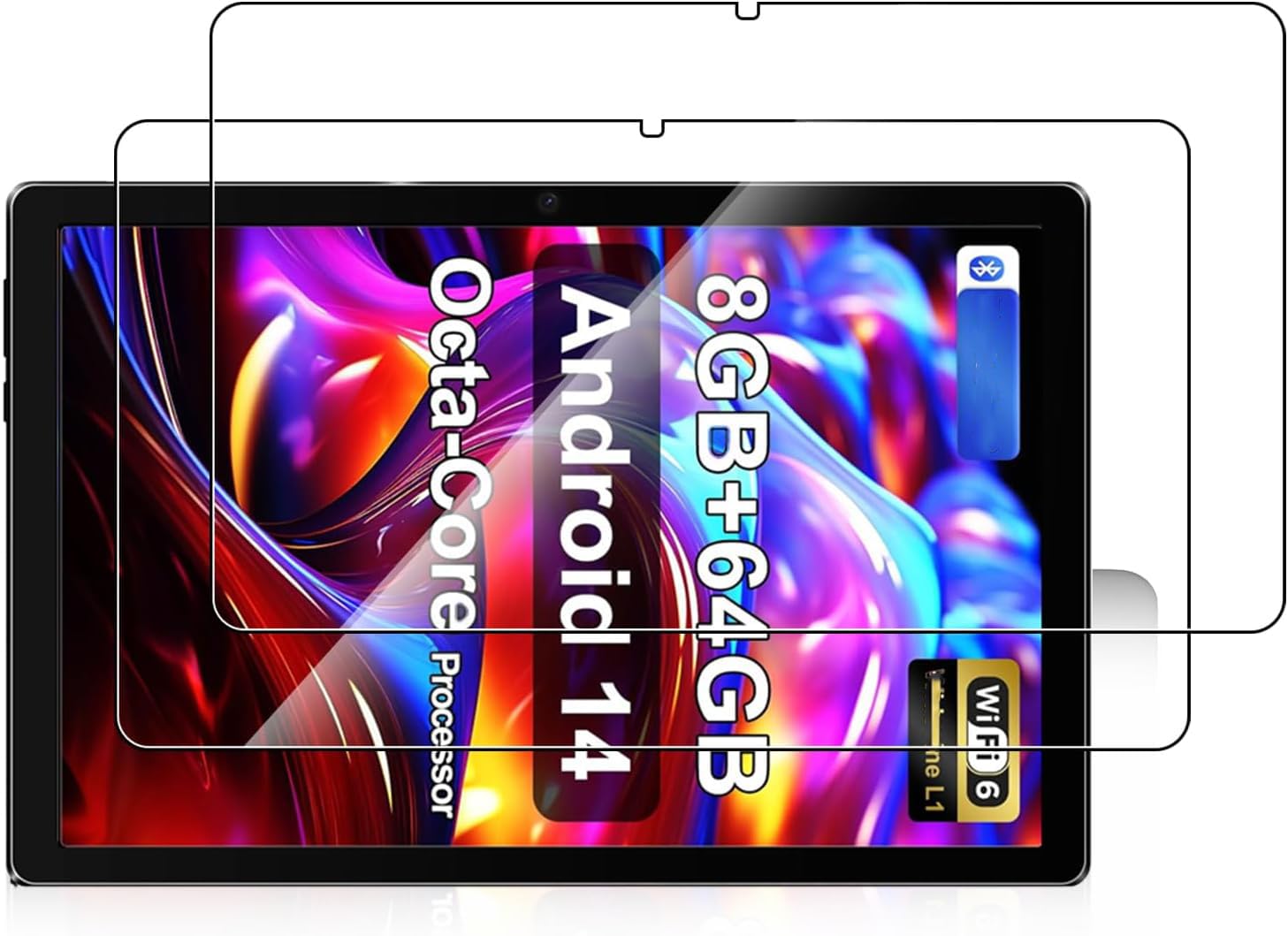 Pellicola Vetro Tablet Acer 2 Pezzi Pellicola Protettiva Per Acer Iconia Tab M10 Protezione Cover Acer Iconia Tab 10 - 4