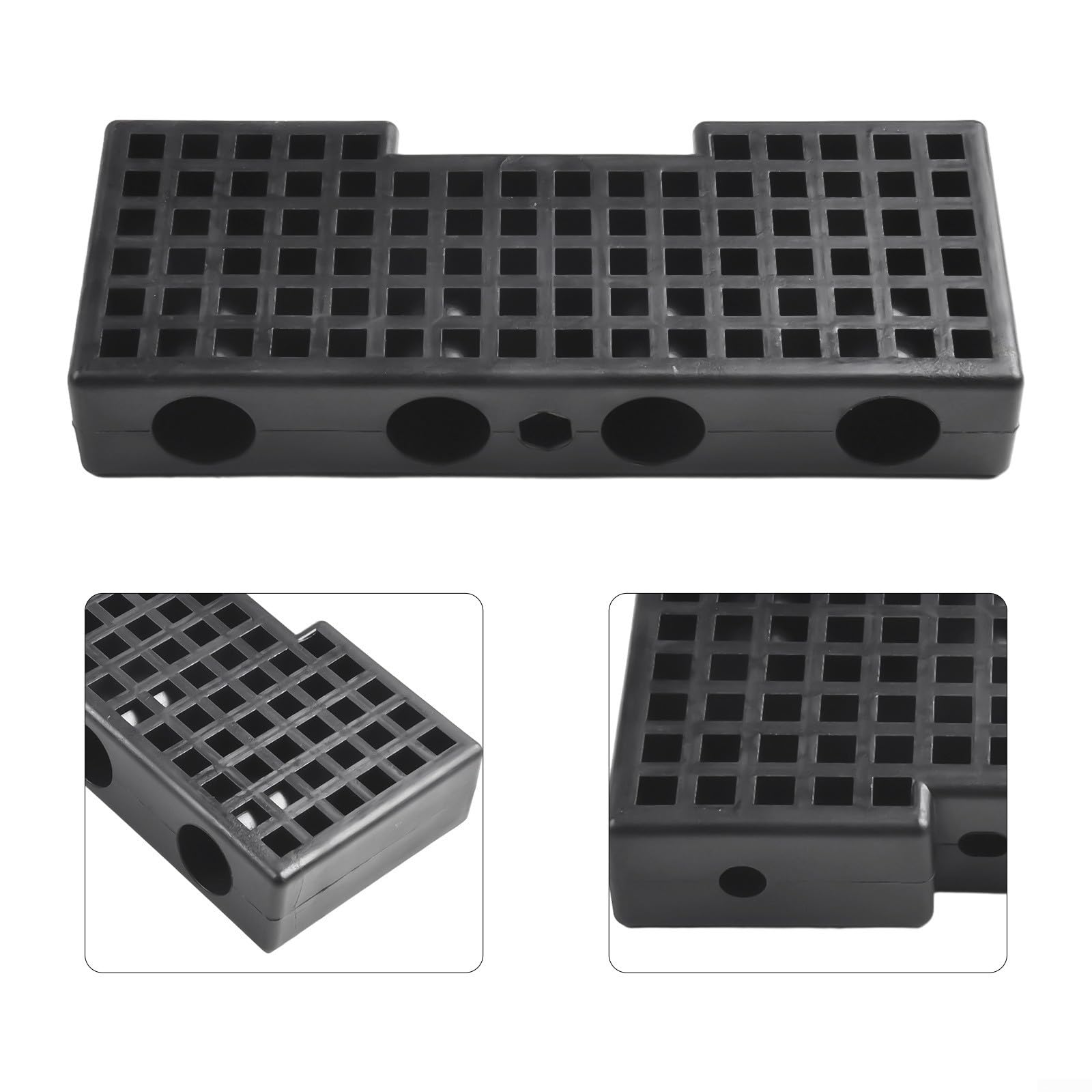 Support de montage pour kayak en nylon noir de 18x7x3 cm pour la fixation sur bateau