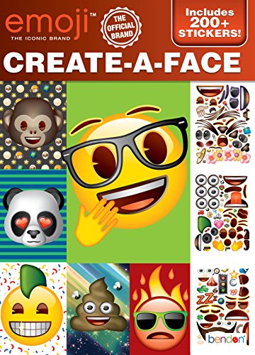 Bendon Emoji Core Create-A-Face Sticker Pad 40931