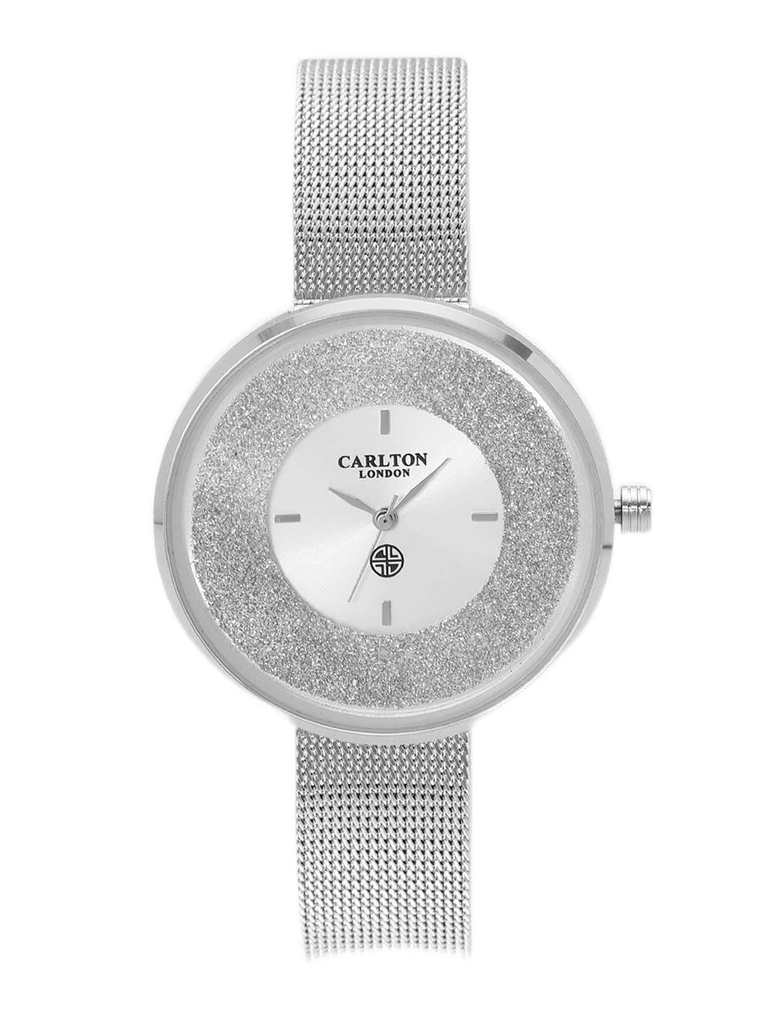 Carlton london Analog Silver Dial Womens Watch-CL021SSIS (B08L2188ZD) Amazon Price History, Amazon Price Tracker