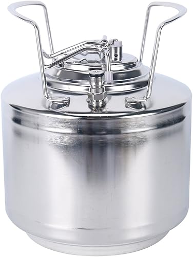Miniatura 2 de YaeBrew Sistema de barril de bloqueo de bola de acero inoxidable de 1.6 galones para pequeños lotes de cerveza casera con mango de correa (6L)