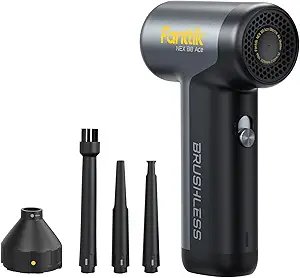Fanttik B8 Ace Electric Air Duster, Compressed Air Duster, 110000RPM Brushless Motor, 2600mAh Rechargeable Battery, LED Light, Air Blower for Keyboard, PC Fans & Housing, Cabinet