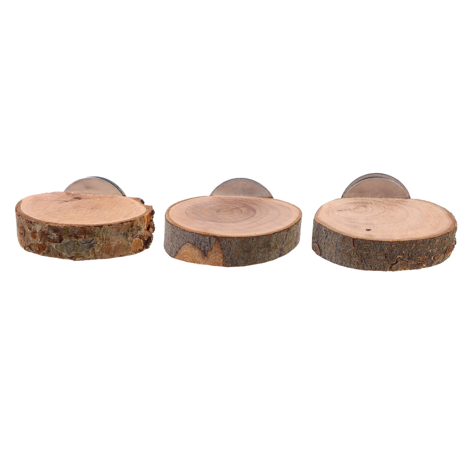 BELLIFFY Parrot Stand Bird Perch 3pcs Wooden Bird Ladder Hamster Ladder Toy for Cage