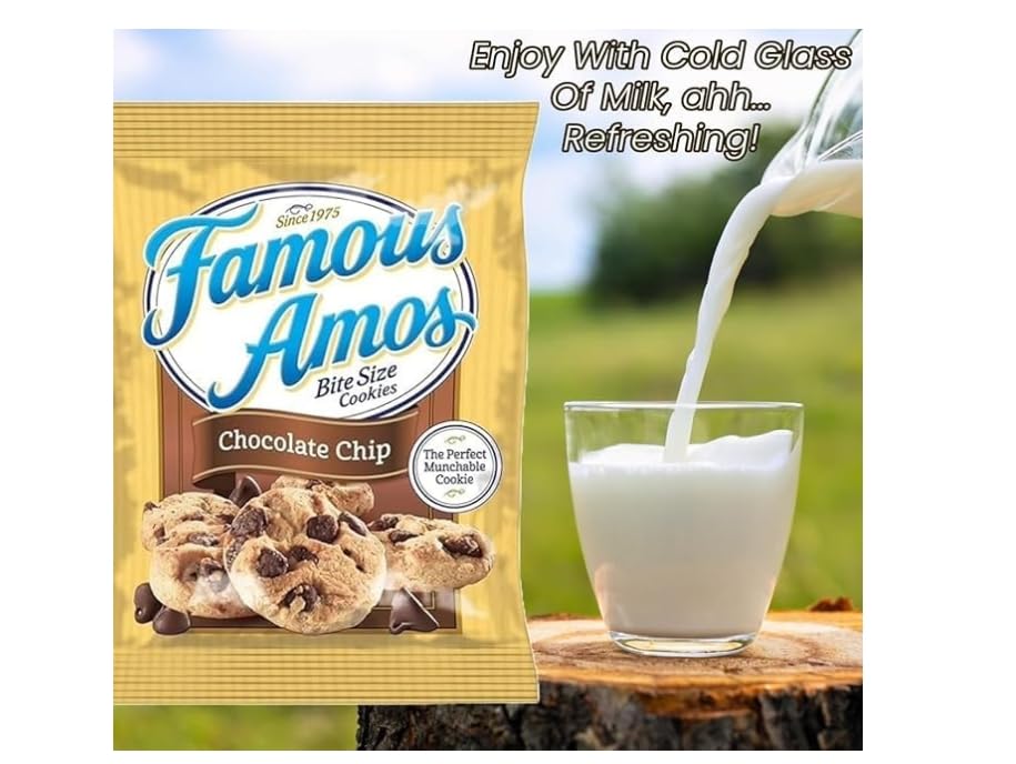 Chocolate Chip Cookies, Bite-Size, 2 oz Individual Bags - (42 - Count)