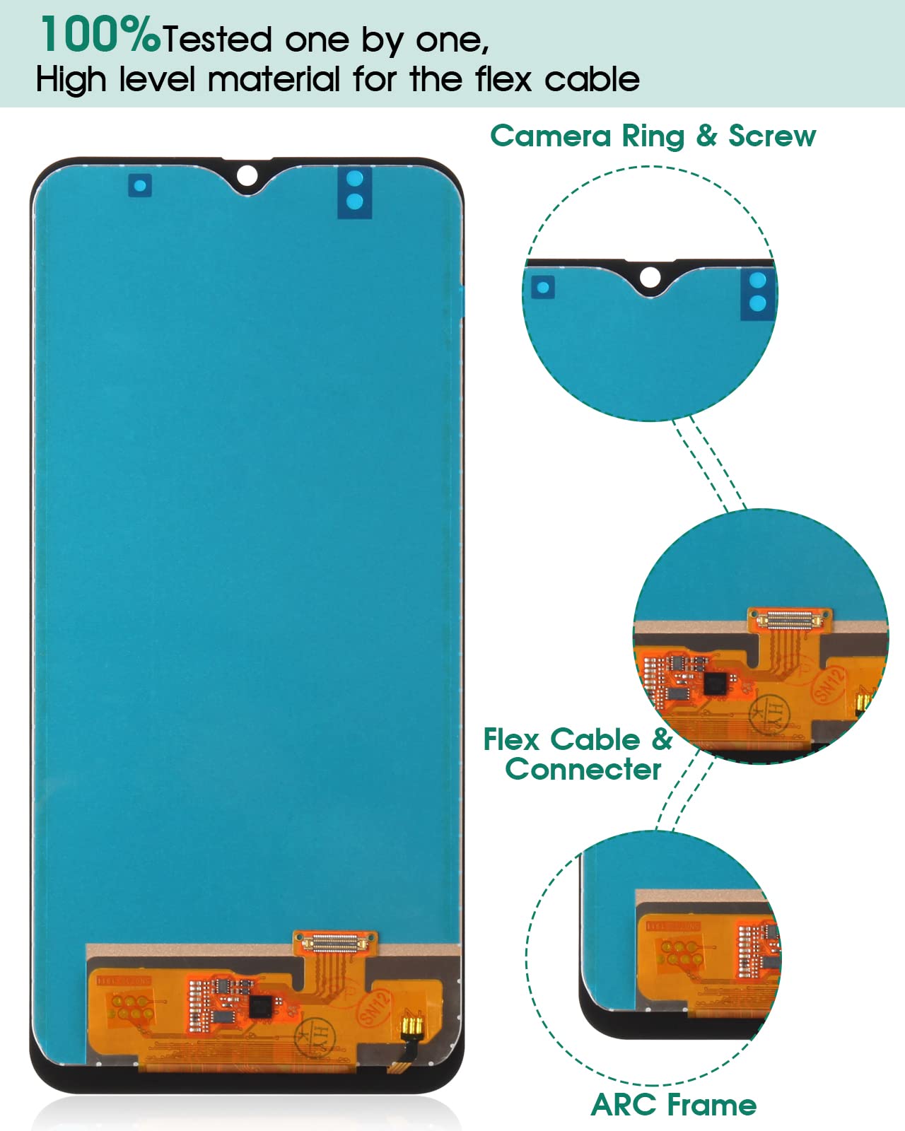 Amazon.com: TFT Screen Replacement for Samsung Galaxy A30 2019 SM