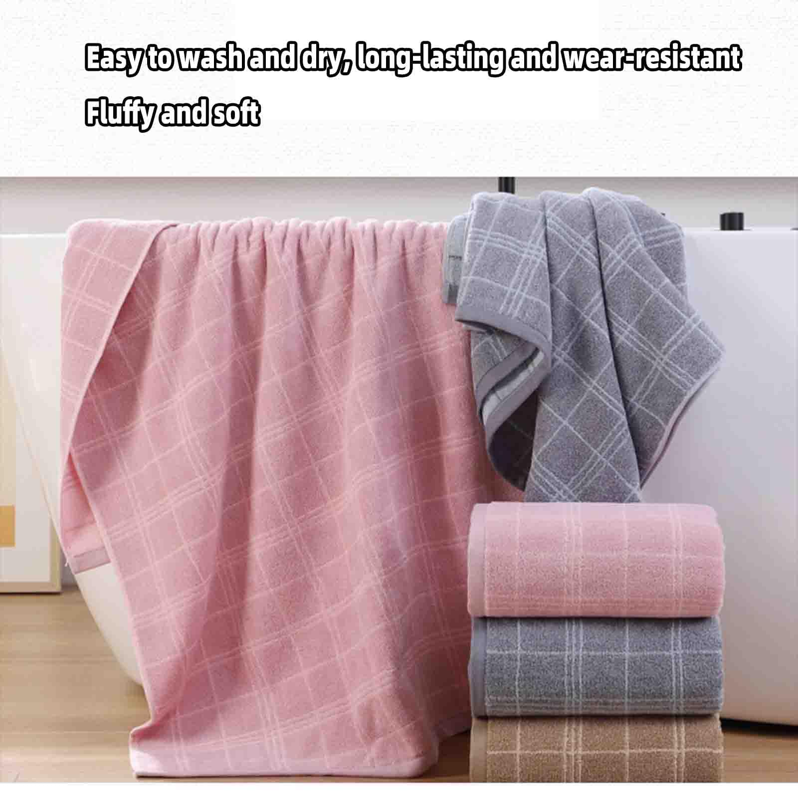 Mikrofaser Badetuch Strandtuch Duschtücher Badetücher Beach Towel Badehandtuch Strandtücher Strandhandtuch Handtücher Frottee Struktur Baumwolle 32er Garnstärke Für Damen Herren (Brown,150x75cm)