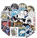 ayuv 36pcs Star Trek Espace Cartoon Bande dessinée Autocollant Graffiti boîte de Voyage Skateboard Guitare Voiture Papier Peint imperméable à l'eau
