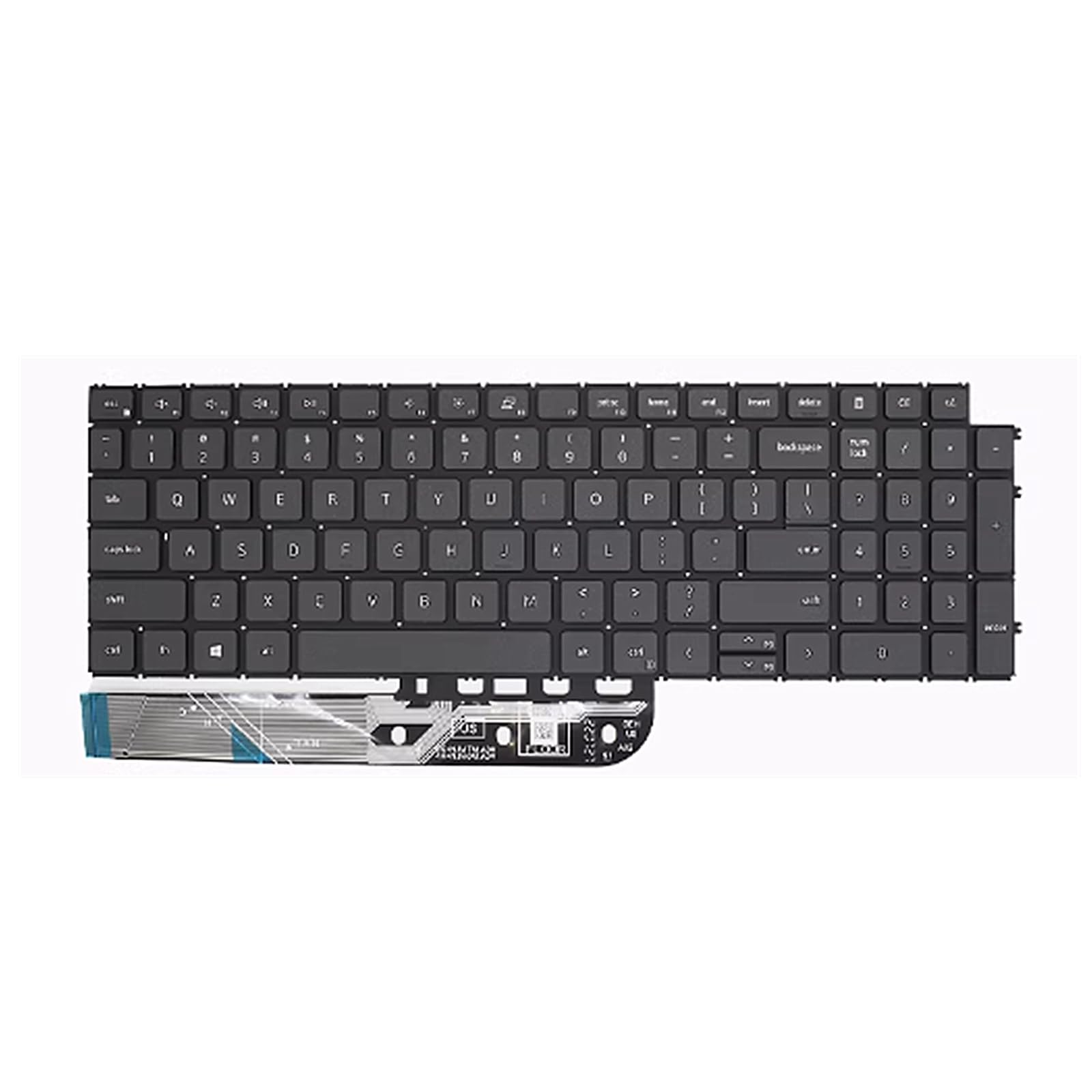 Teclado portátil para DELL Vostro 16 5630 soluciona fallos de escritura US Edition 2