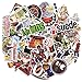 Rock Band Stickers 160Pcs Hip-Pop Laptop Stickers Pack Rock and Roll Music Stickers Vinyl Stickers car Sticker Snowboard Motorcycle Bicycle Mac Car Bumper Graffiti roll Decoration
