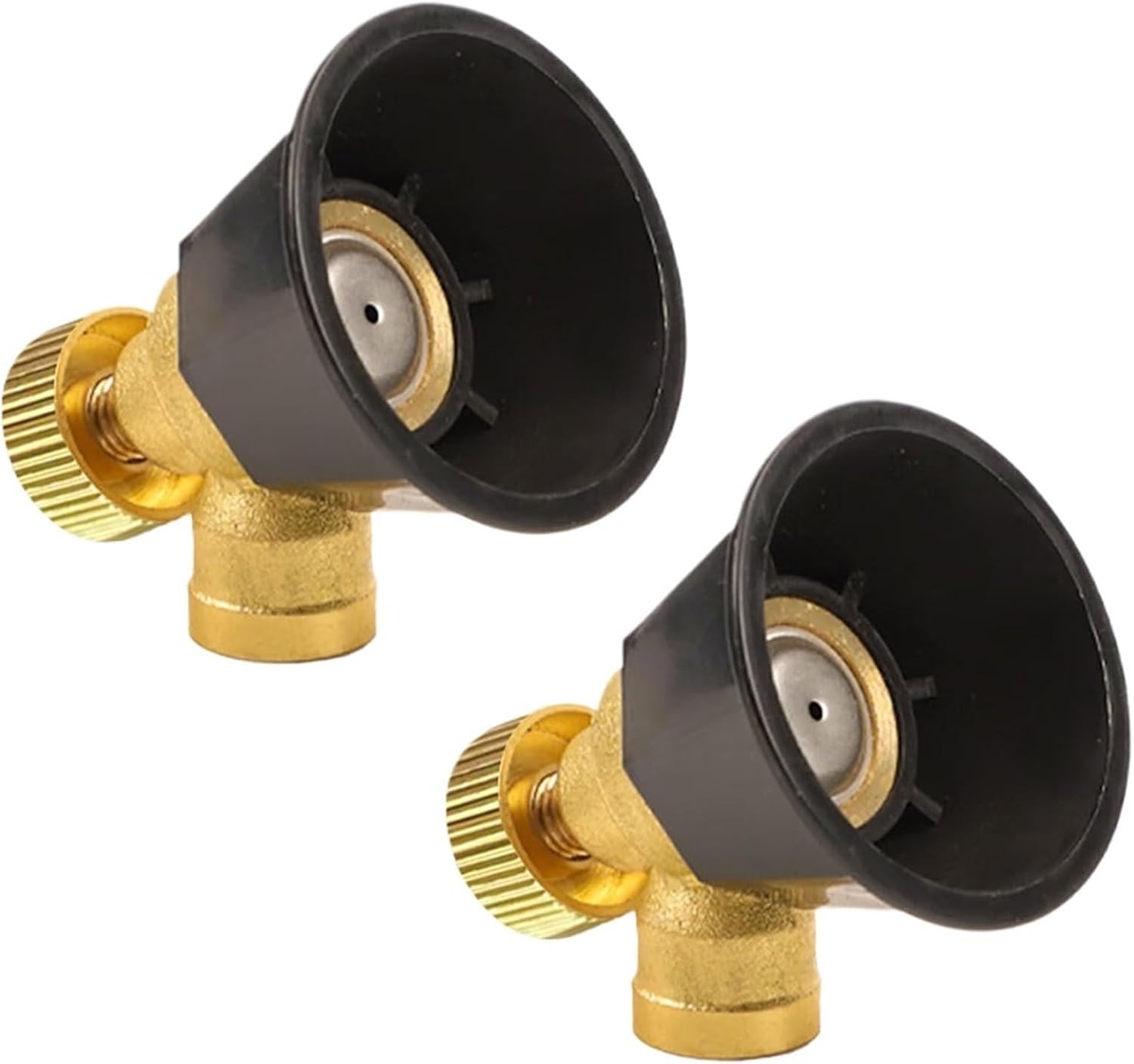 High Pressure Sprayer Nozzle Adjustable Brass Agricultural Spray Nozzle Head Gardening Tools for Garden, Patio, Greenhouse(M14*1.5mm-2pcs)