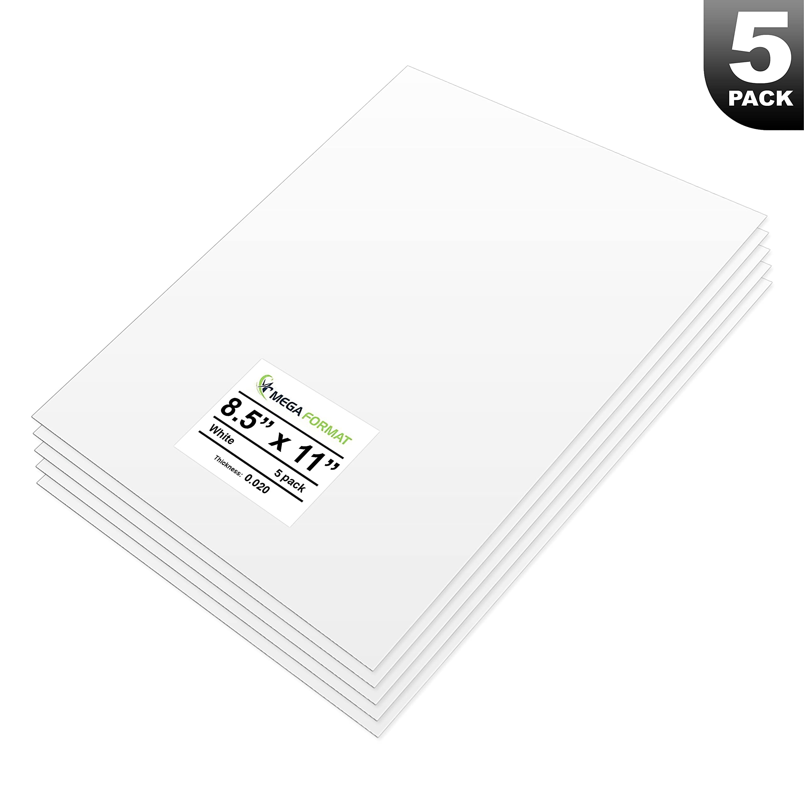 White Polystyrene Sheets - Craft & Display Plastic -3