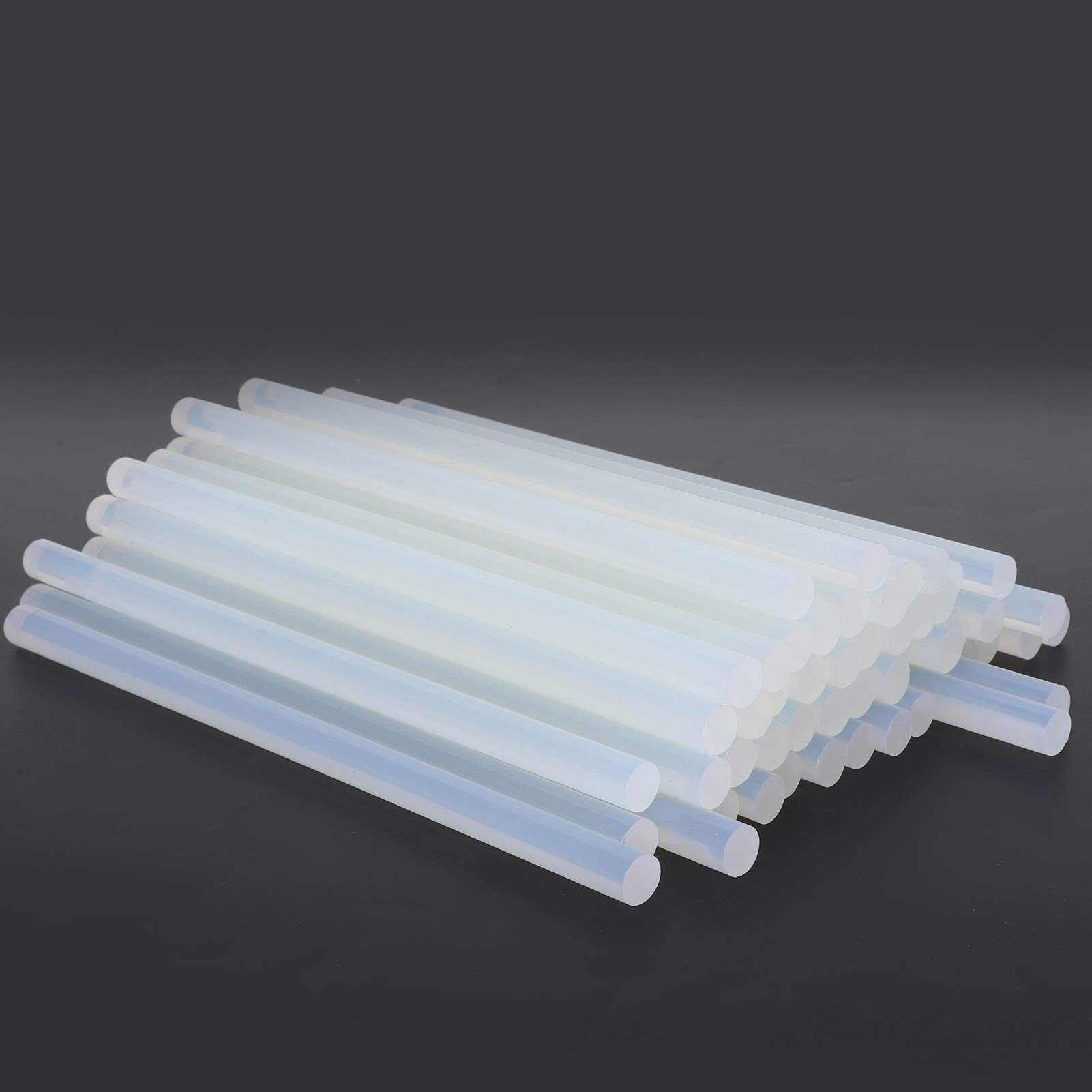 50 Bastoncini di colla a Caldo, Super colle Fai da Te, Bastoncini Trasparenti Ad Alta Viscosità Per Artigianato, Abbigliamento, Decorazioni, Giocattoli(11×220mm)
