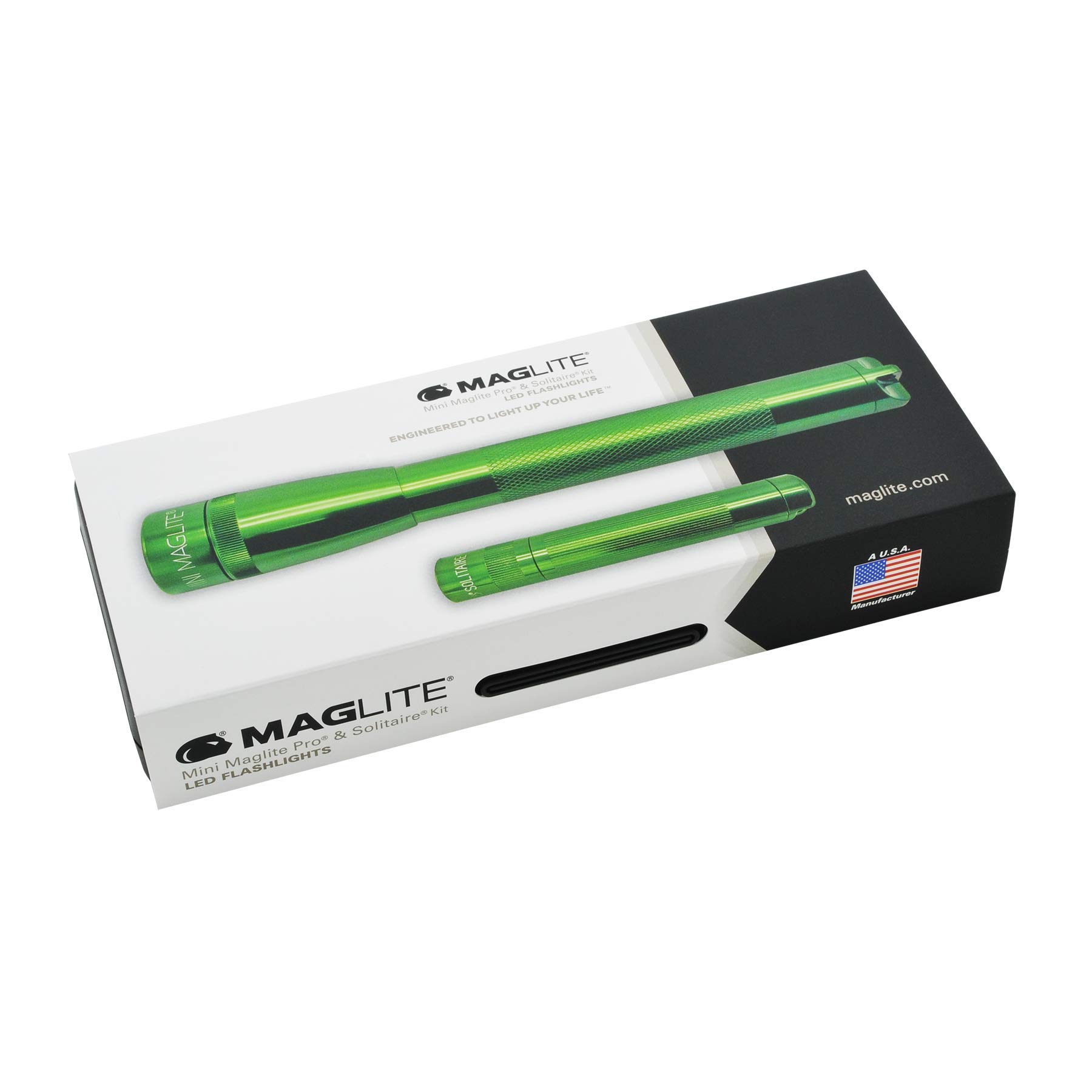 MagLite Mini Pro 2AA LED Flashlight and Solitaire AAA LED Flashlight - City Life Kit