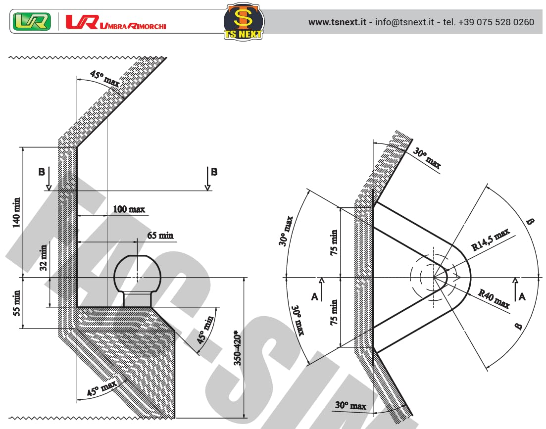 Umbra Rimorchi Stały hak holowniczy i okablowanie 13P C2 kompatybilne z Great Wall HOVER 14201/SF 2006-nowsze