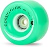 Moxi Cosmo Glow Wheels - Light Up LED Roller Skate Wheels - 4 Pack of 62mm x 32mm Wheels