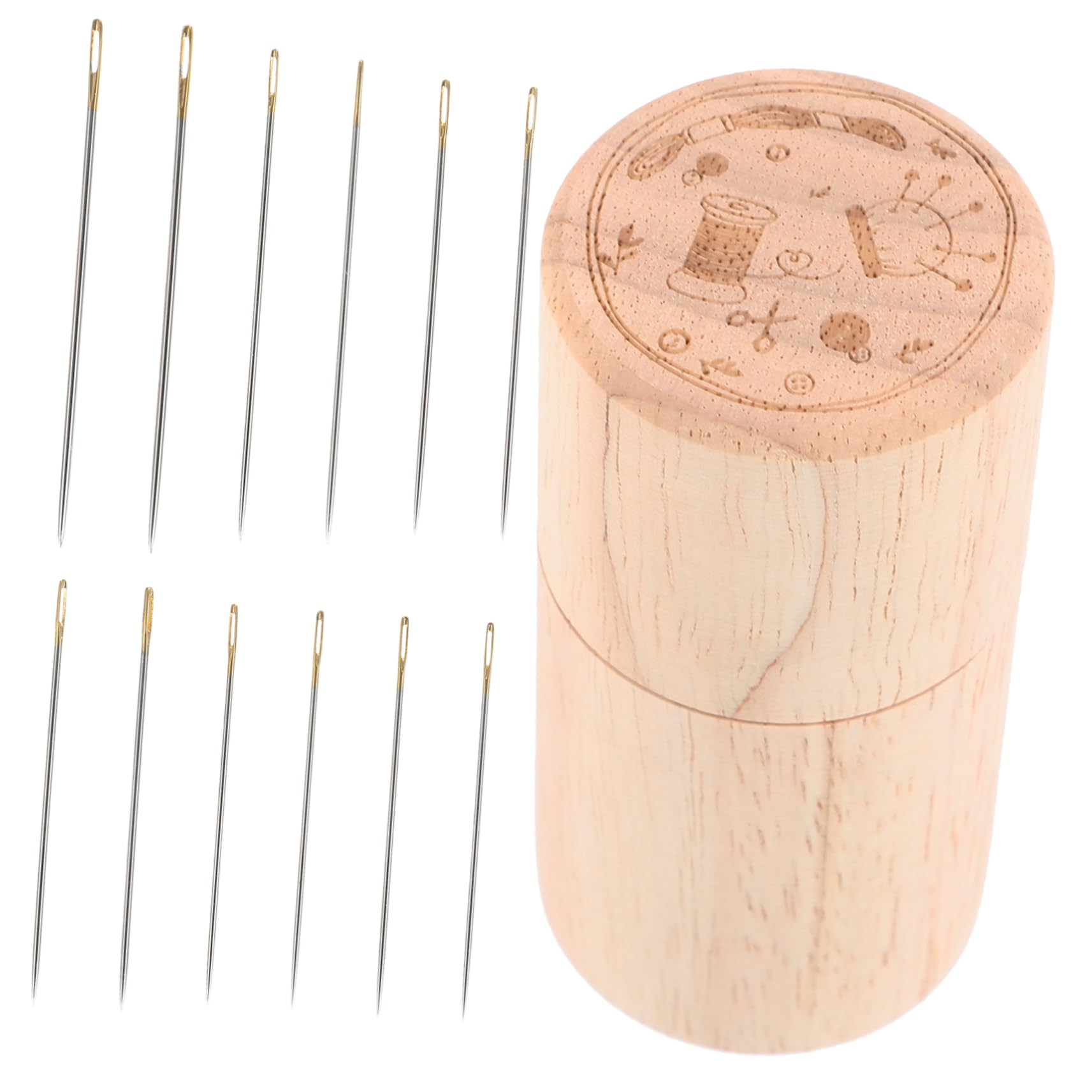 DOITOOL Storage Tube for Needles Convenient Needle Case Portable Home Sewing Accessory