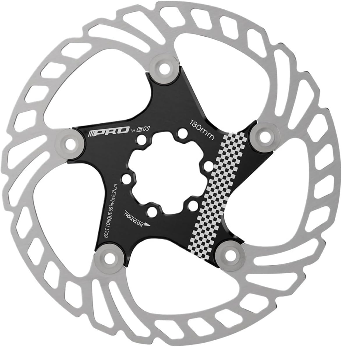 Bicycle Brake Rotor 140/160/180/203MM Bike Floating Rotor Bicycle Brake Disc Bike Hydraulic Disc Brake Rotor(RED-203MM)