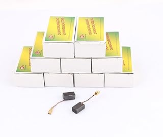 Aexit Power Tool Electric Motors 13mm x 8mm x 6mm Electric Motor Carbon Brushes Fan Motors 10 Pairs