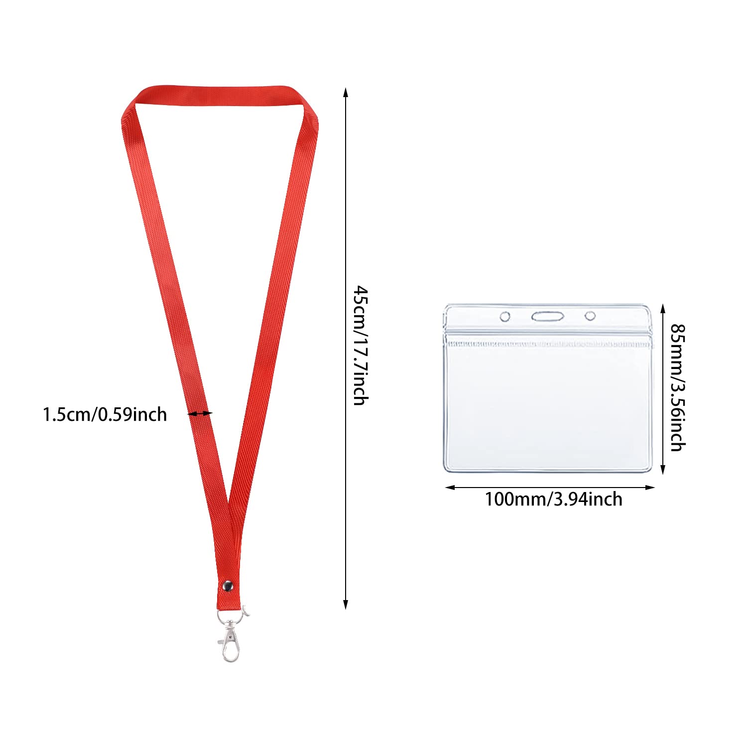Cobee 2 Soportes Para Tarjetas De Identificación, 2 Piezas