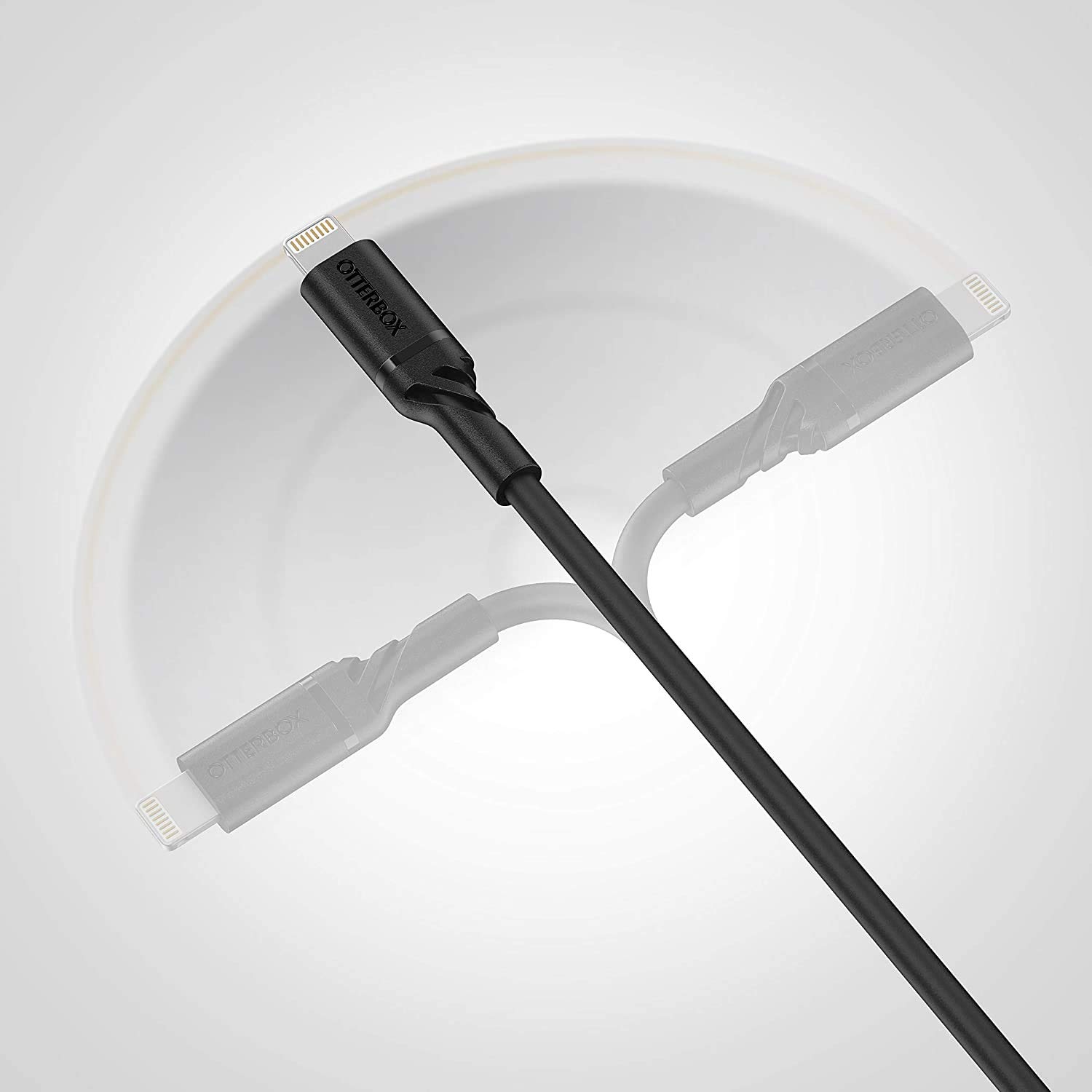 OtterBox cavo USB-C a USB-C, di ricarica Fast Charging ultra resistente per Smartphone e Tablet, ultra robusto, testato per pieghe e flessibilità, 2M, Nero