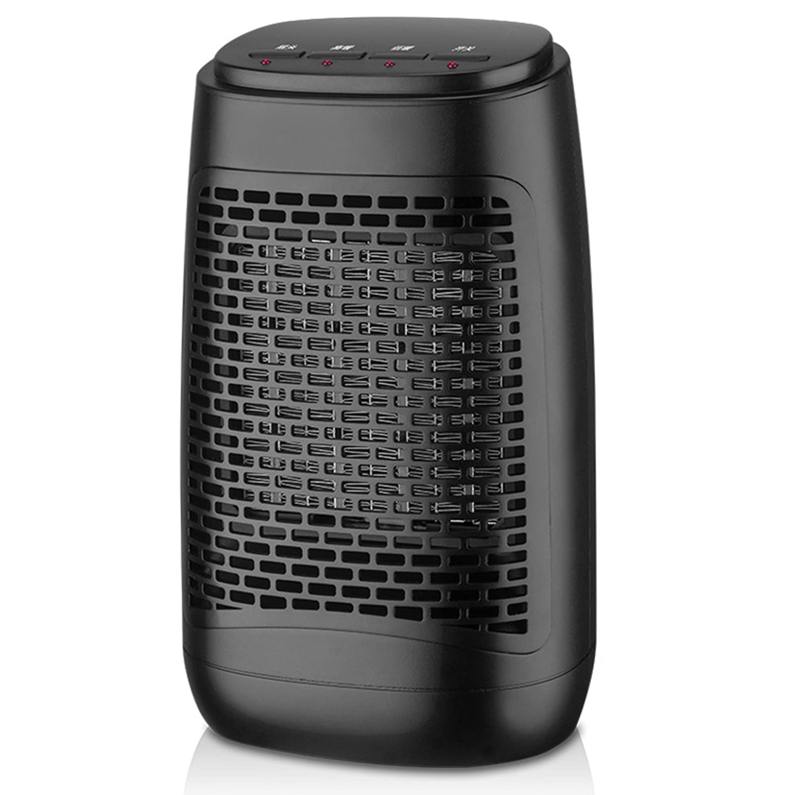 EacamElectric Space Heater, Safe Overheat & Tip-over Protection Quiet Personal Space Heater PTC Ceramic Heating Heater with 3 Heat Settings for Office Room Desk Indoor Use