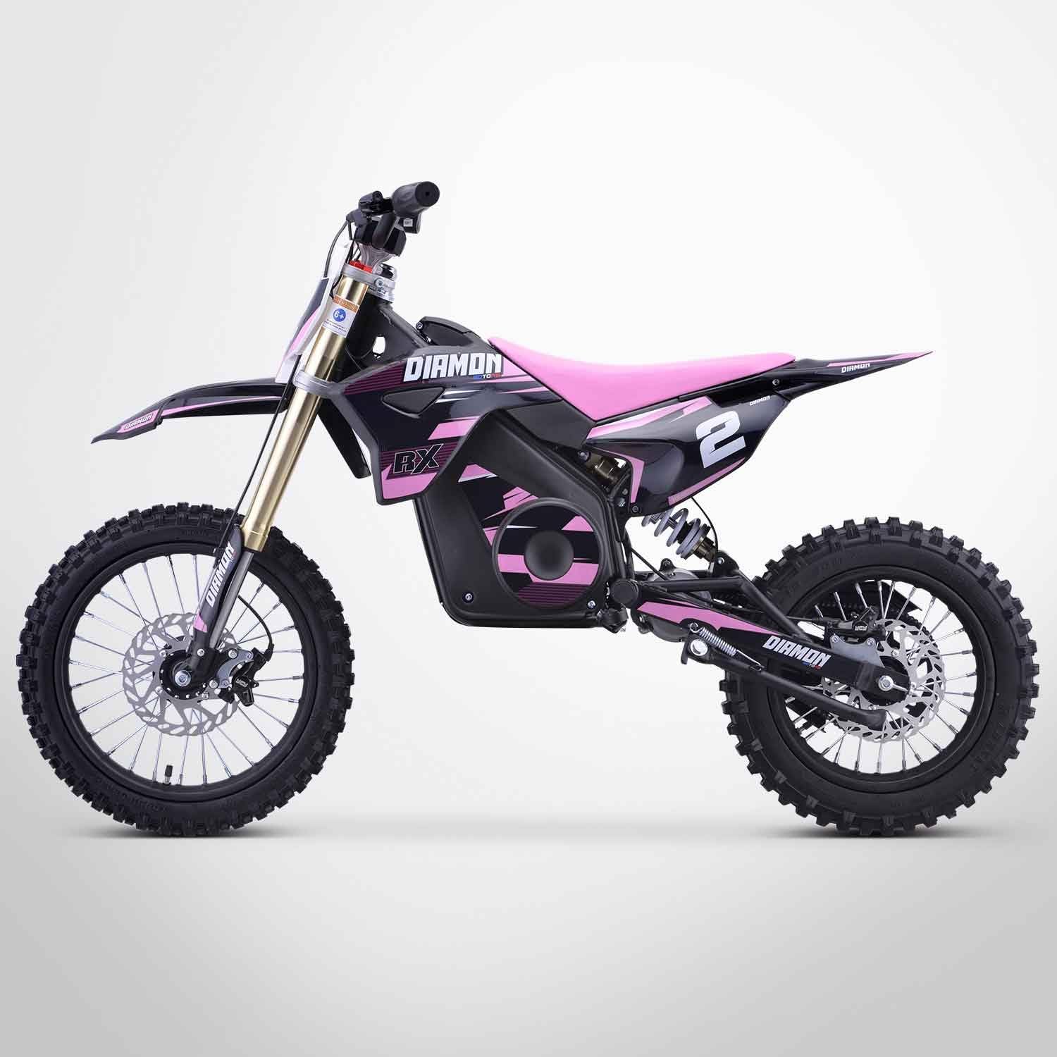 Moto Enfant Électrique 1300W / Moto cross ORION 1300W / 14/12 / Édition 2021 / Rose