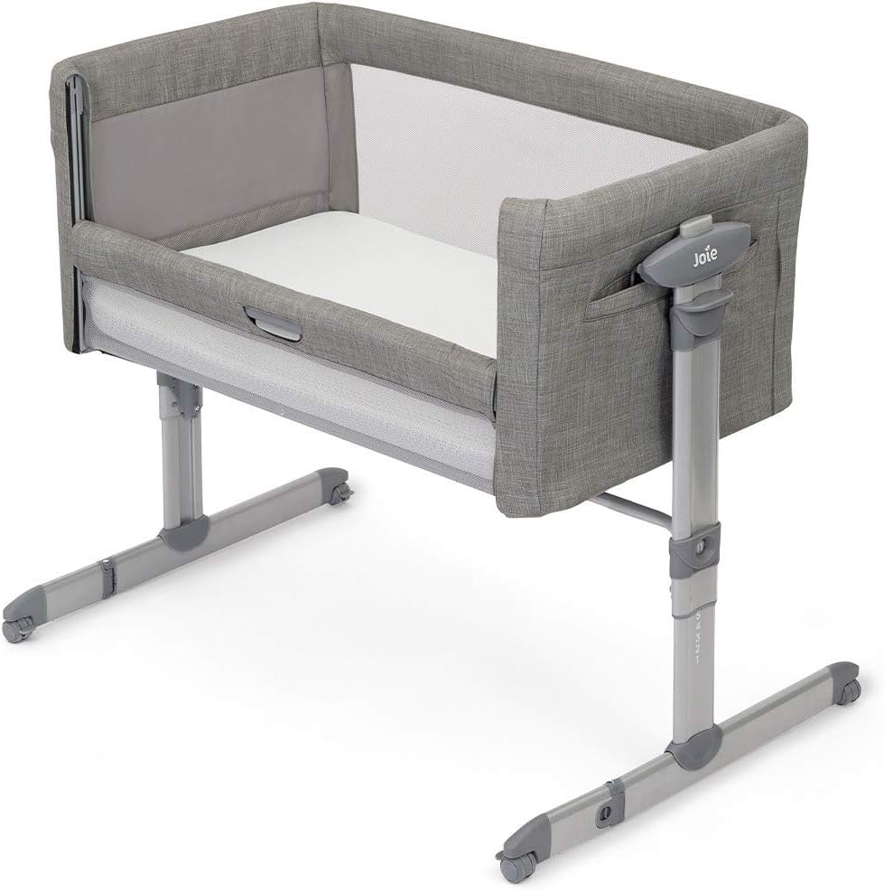 Joie Roomie Glide CoSleeper Cot Bed Dropdown Side, Adjustable Height