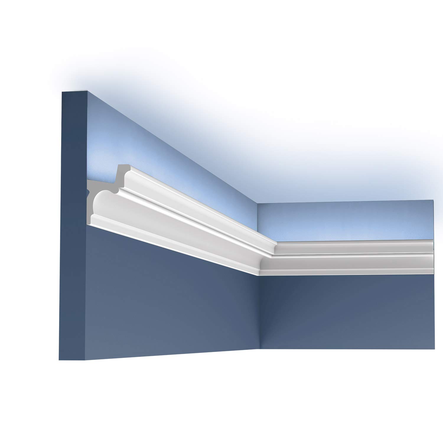 Orac Corniche C323 200 cm x 4,2 cm x 5,5 cm Mousse de polyuréthane rigide prétraité