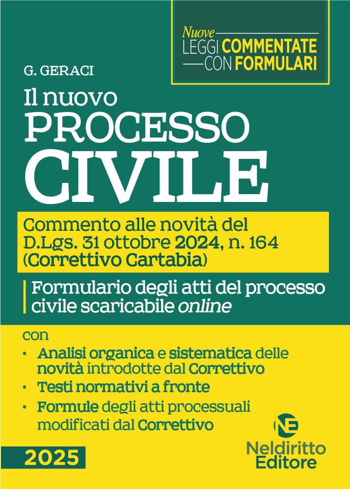 Nuovo Processo Civile. Commento Alle Novità Del Decreto Correttivo Cartabia D.Lgs. 31 Ottobre 2024, N. 164 - 4