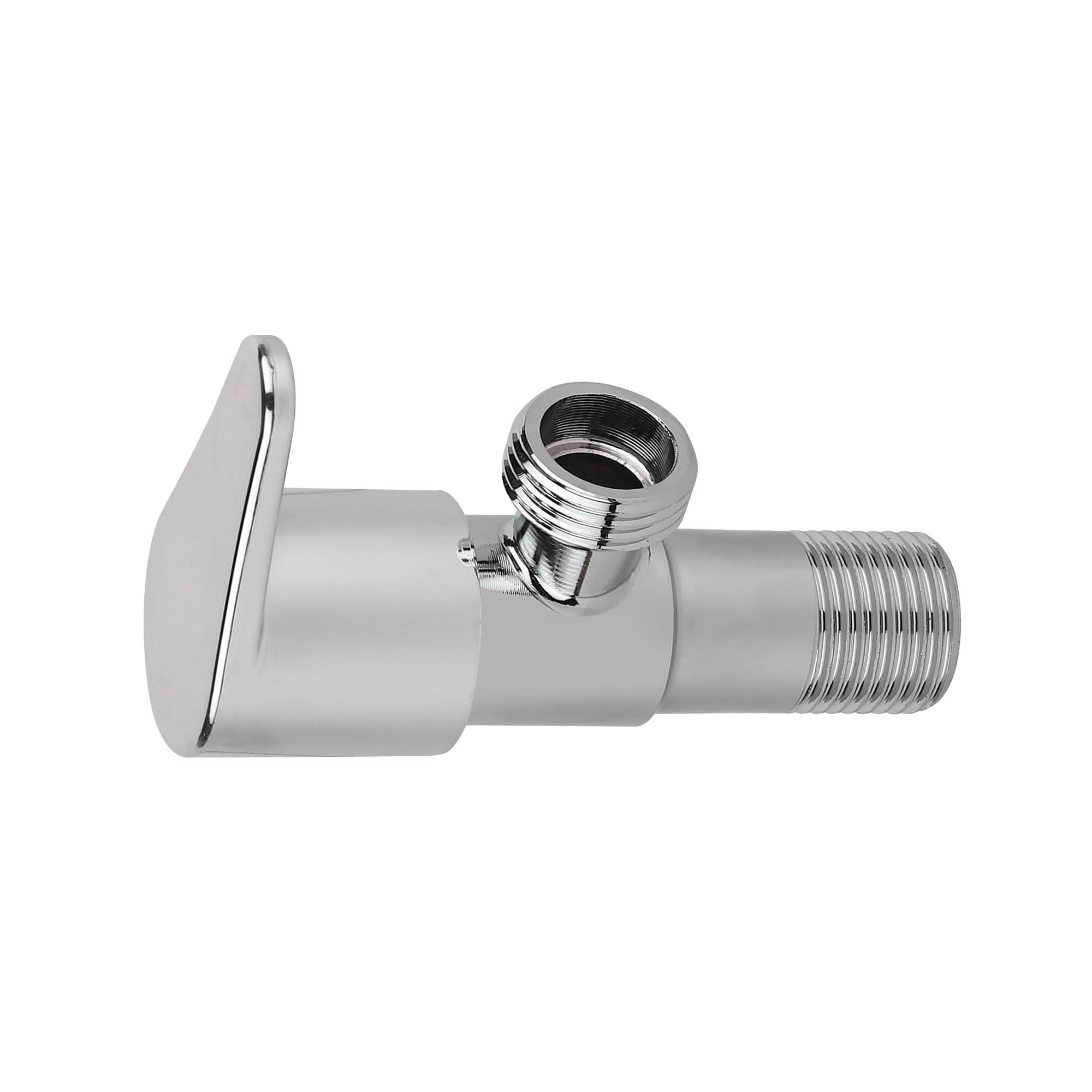 BHANMATI SANITARY ITEMS Prime Turbo Stainless Steel Angle Cock with Brass Disk/Angle Valve/Angle Wall for Uses Wash Basin/Bathroom/Geyser Chrome Finish (Free Wall Flame & Teflon Tape) Pack of 1 (B0CGHY4HHT) Amazon Price History, Amazon Price Tracker