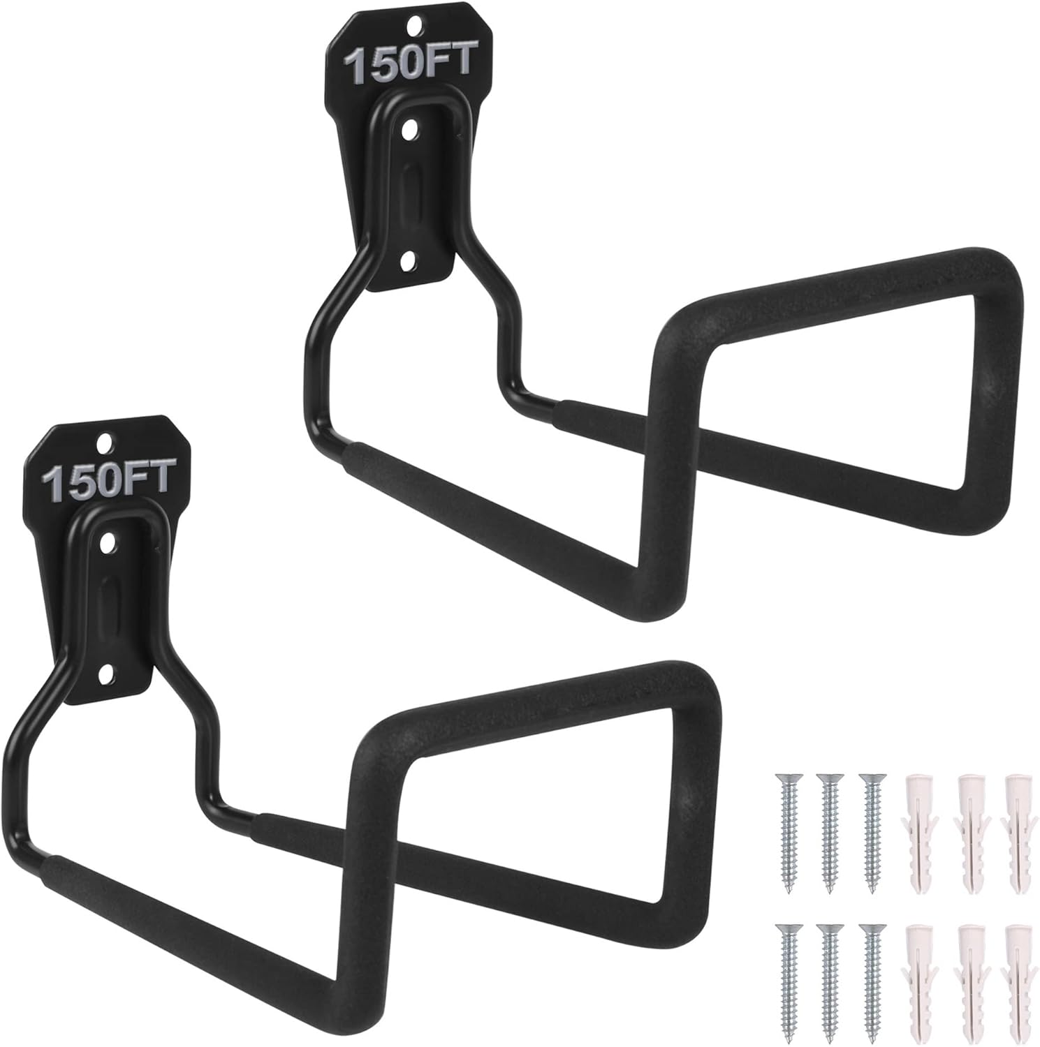 Metal Garden Hose Holder Heavy Duty Hose Hanger Wall Mounted Water