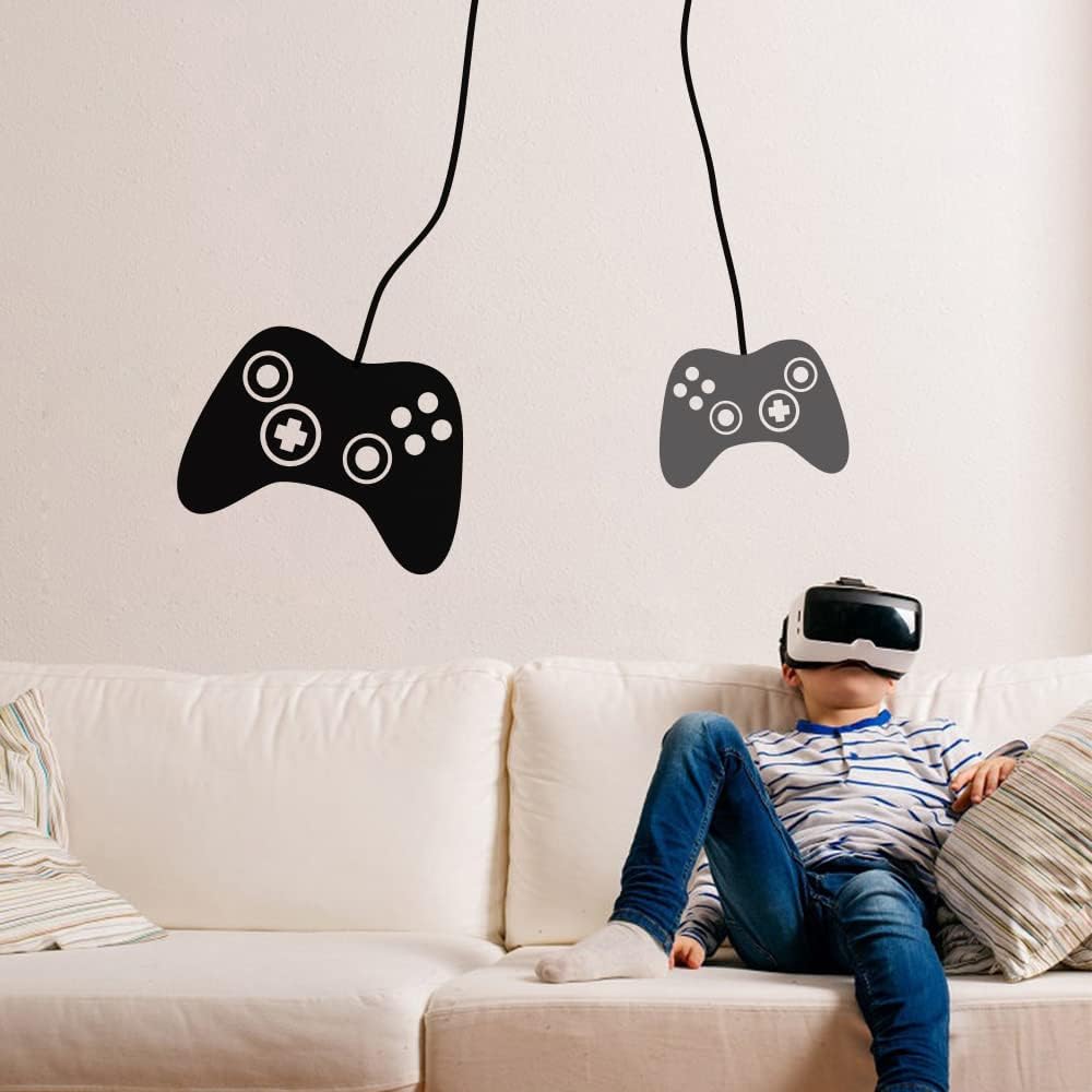 4PCS Eat Sleep Mine Create Quote Peel and Stick Wall Decal,Wall Stickers for Bedroom Playroom Gamer Decor