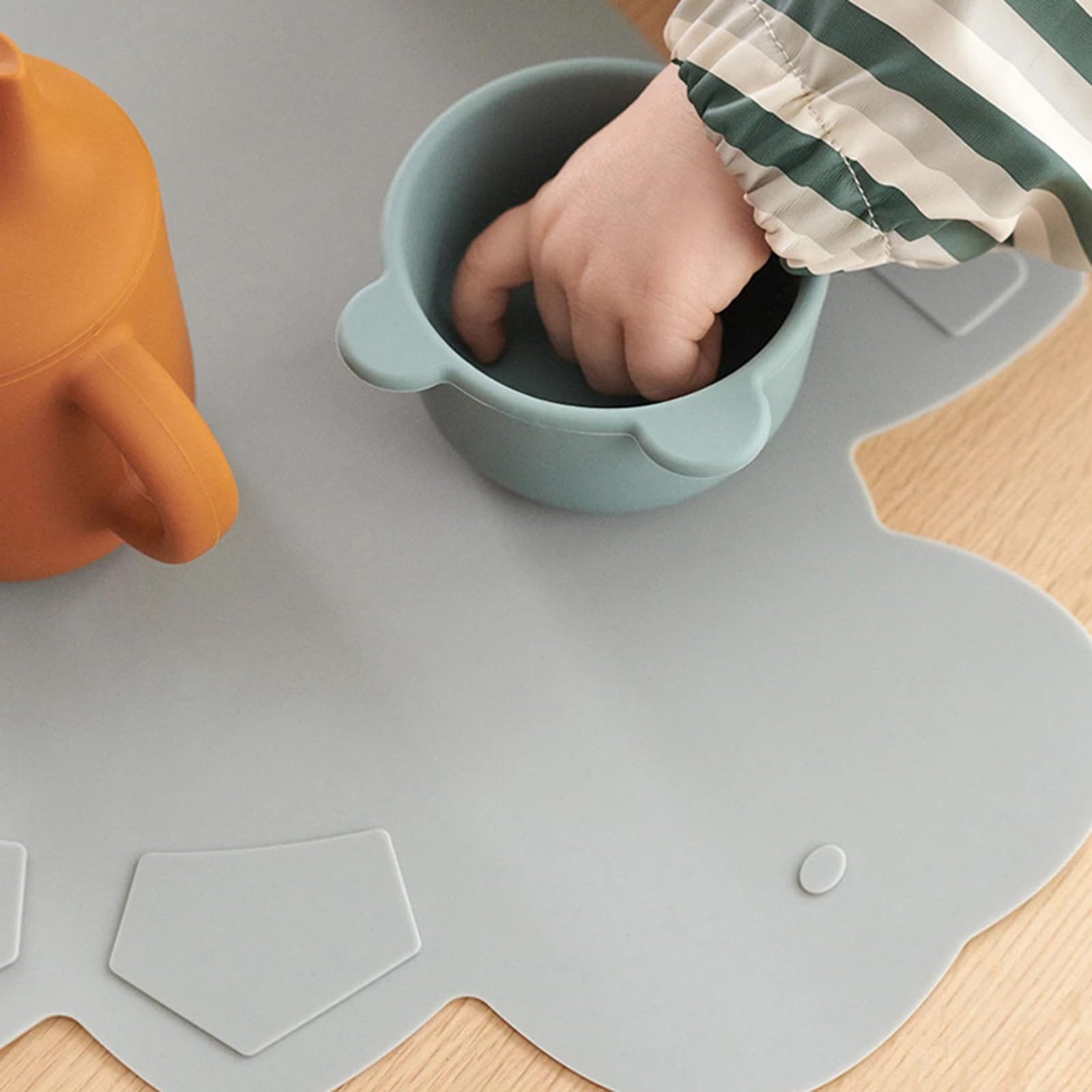 Set De Table Dinosaure En Silicone Pour Enfants – Antidérapant Et Sans Danger Alimentaire - 12