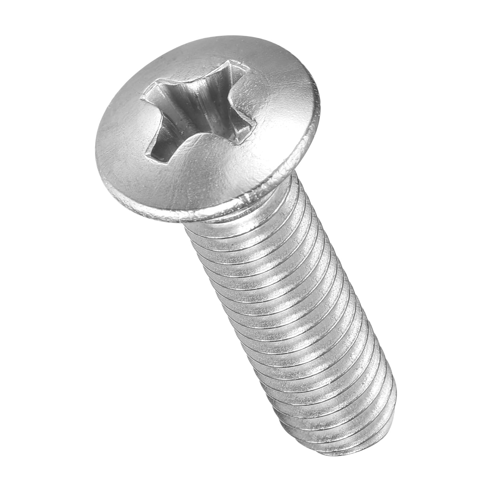 METALLIXITY Phillips Cross Recessed Countersunk Head Screws Bolts (M5-0.8x18) 100Pcs