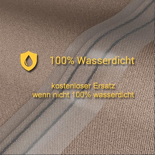 Epic Tube Rechteckige Abdeckung nach Maß – wasserdichte Oxford 600D Schutzhülle, Abdeckhaube, Abdeckplane mit Nahtversiegelung, Robustes Edelstahl-Zubehör - Made in EU